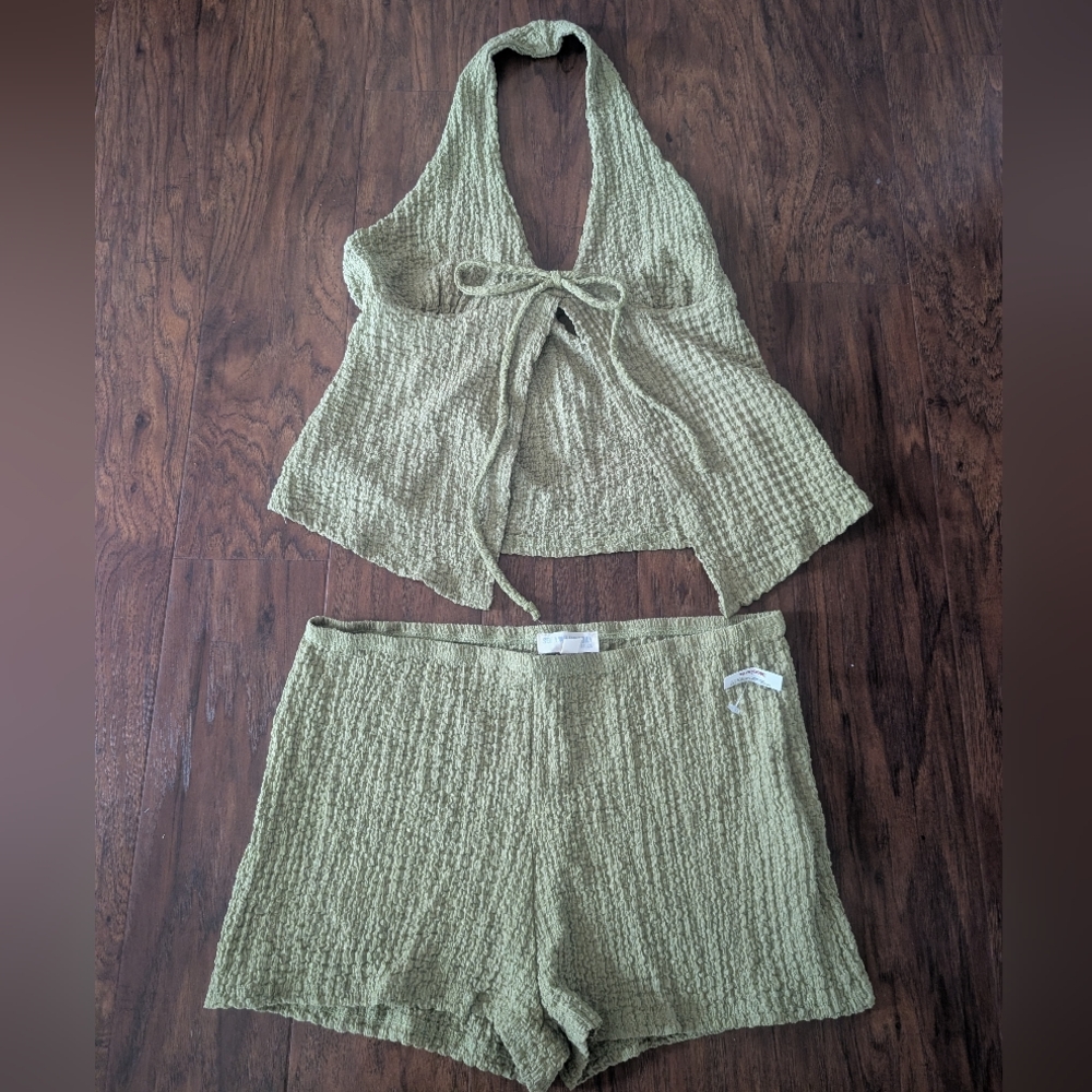 See You Monday Olive Textured Set
